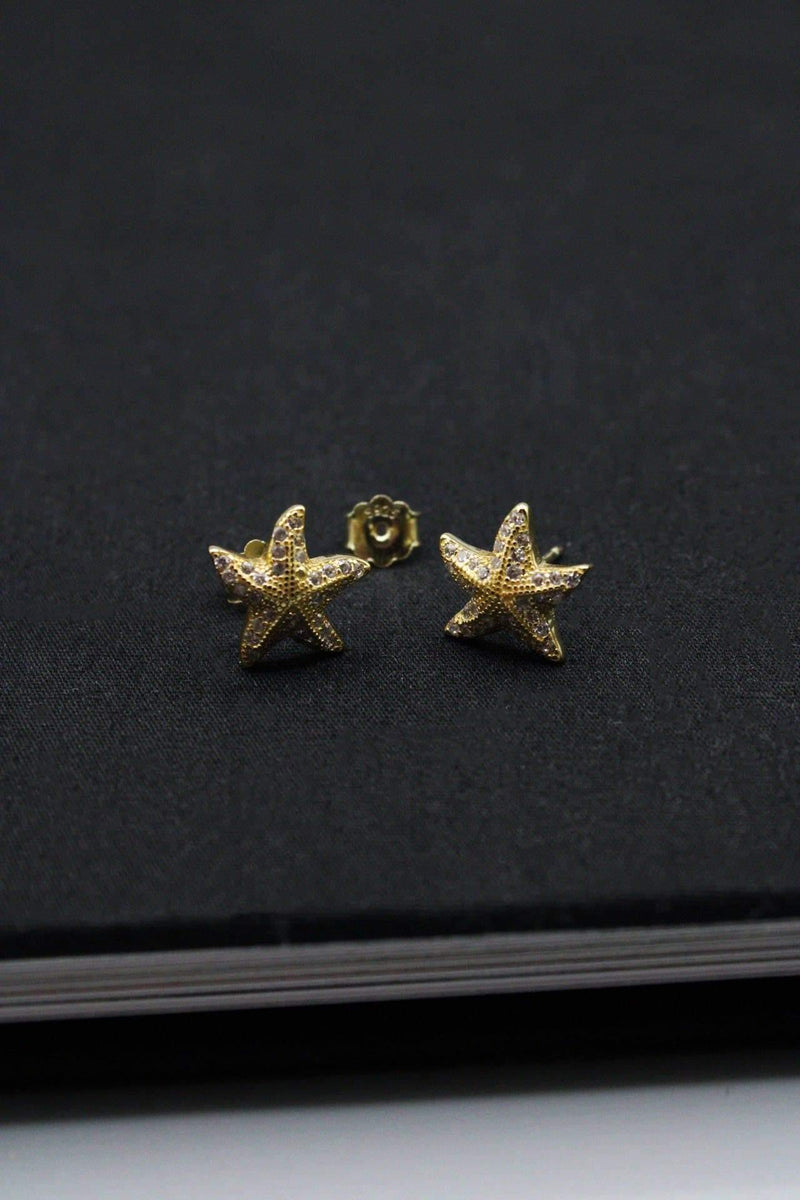 Starfish Post Earrings - Rodolfo Lugo Jewels USA