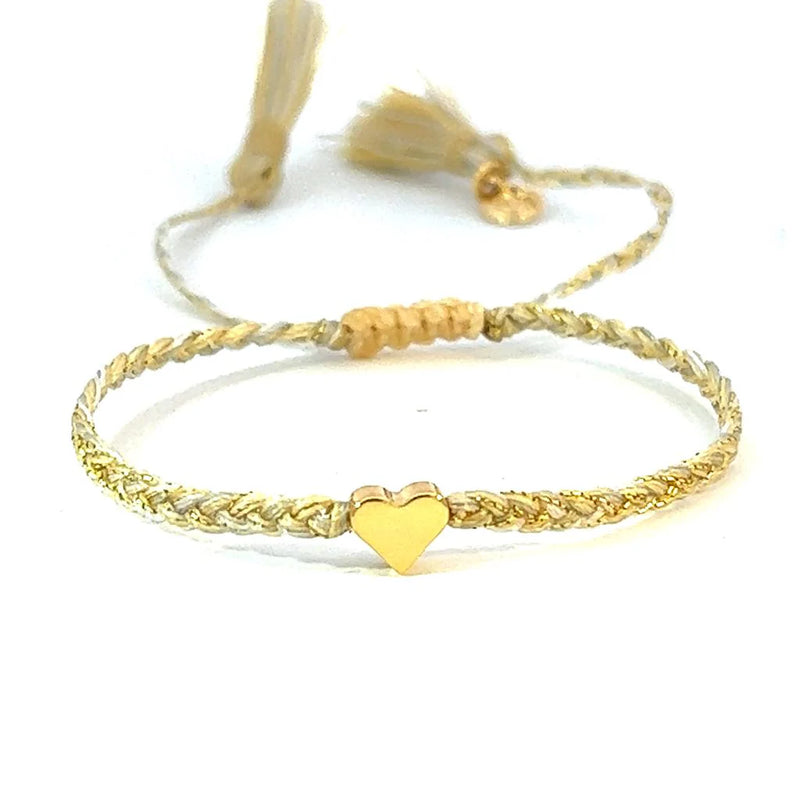 Heart Braided Bracelet