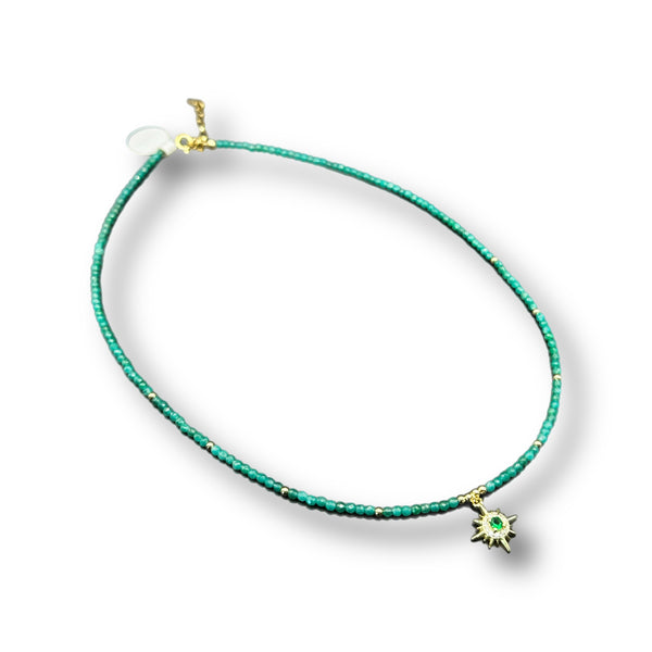 North Star Green Onyx Choker