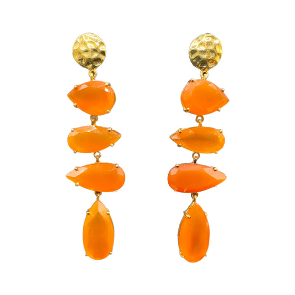 Tangerine Drops Earrings