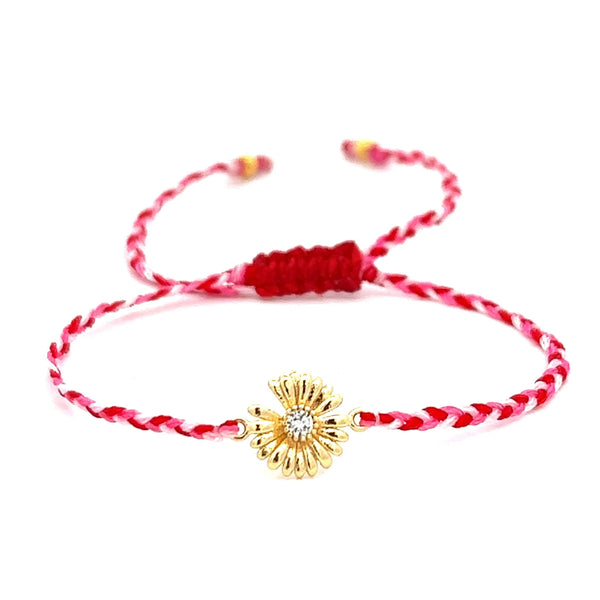 Pink Neon Flower Bracelet
