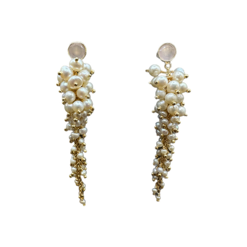 Pearl Cascade Earrings