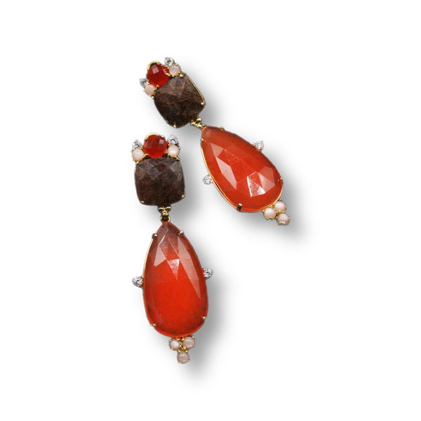 Terracota Luxe 2 in 1 Earrings