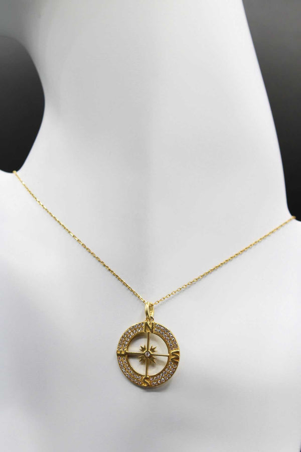 Crystal Compass Necklace