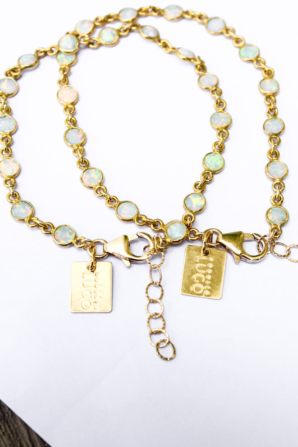 Opal Chain Bracelet