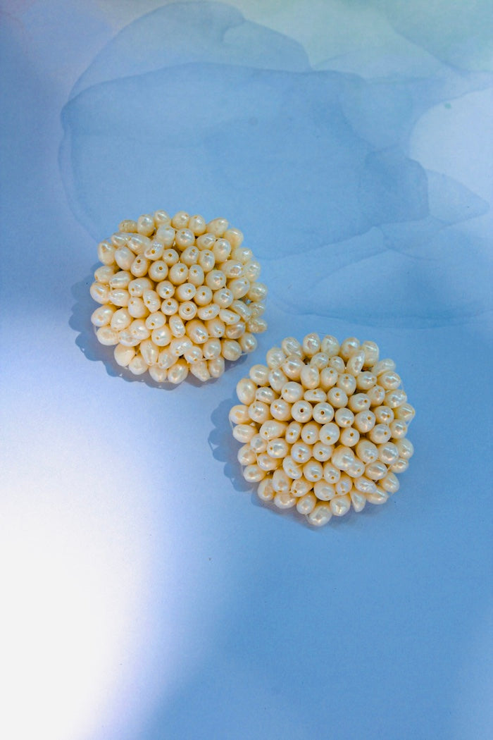 Rice Pearls Clip-On Earrings