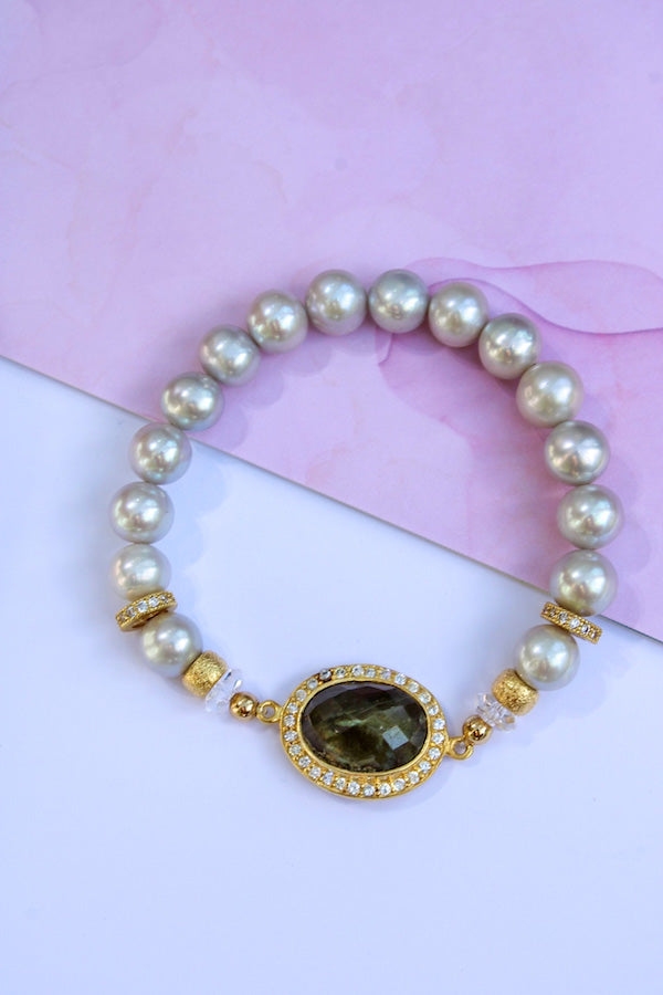 Pearl & Stone Bracelets