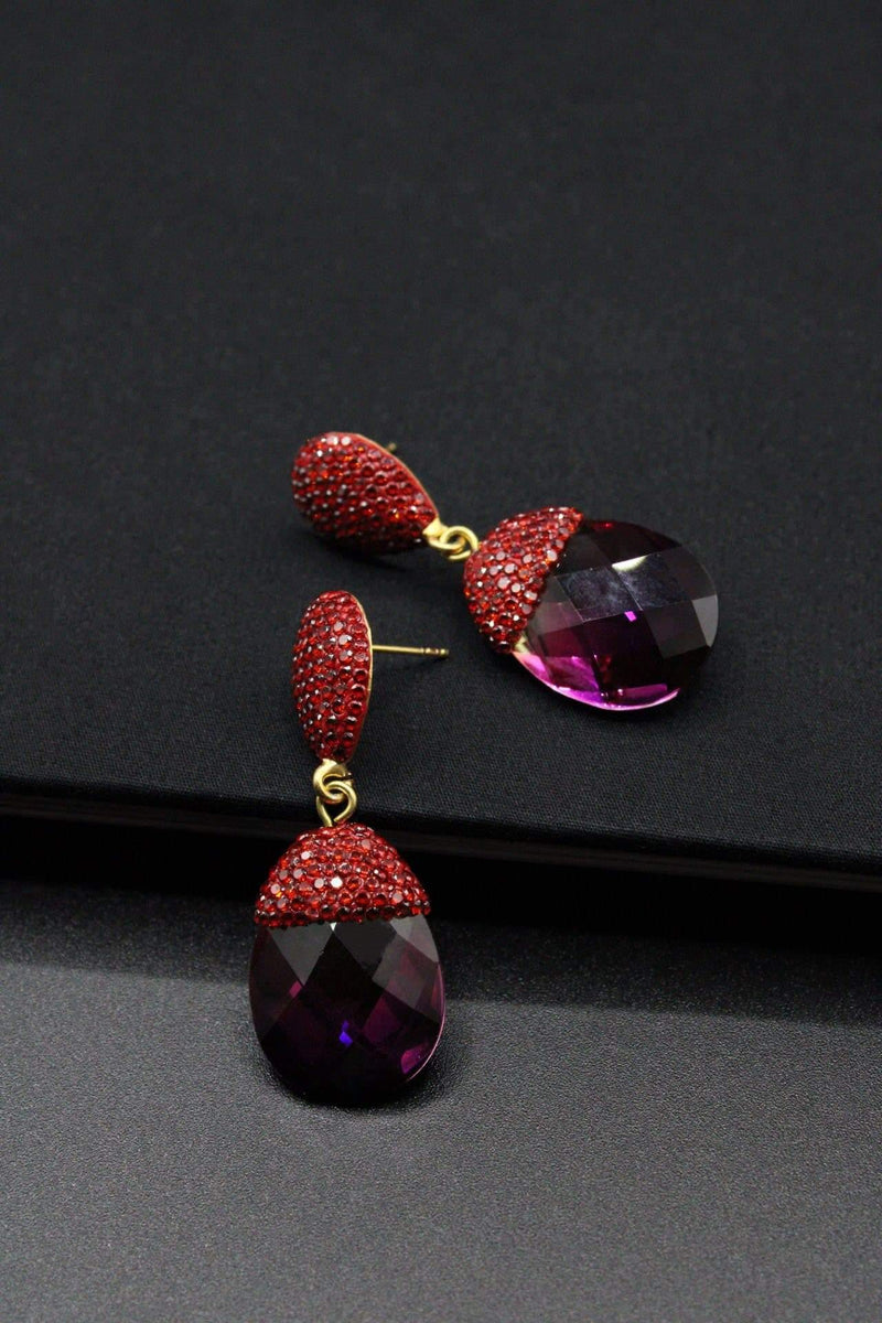 Crystal Drop Earrings - Rodolfo Lugo Jewels USA
