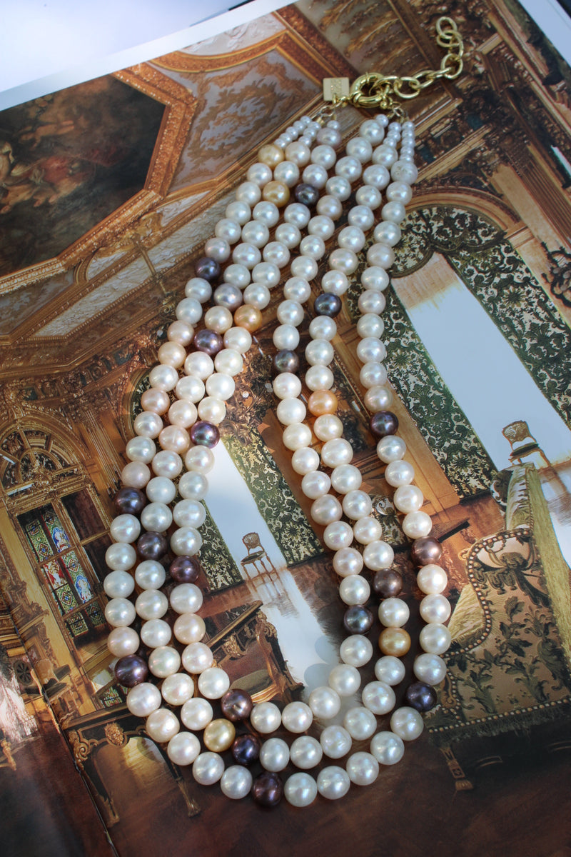 Three-Strand Pearl Necklace