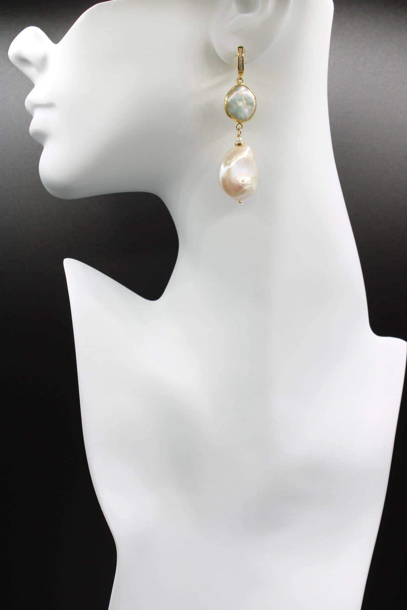 All Pearl Dangle Earrings - Rodolfo Lugo Jewels USA
