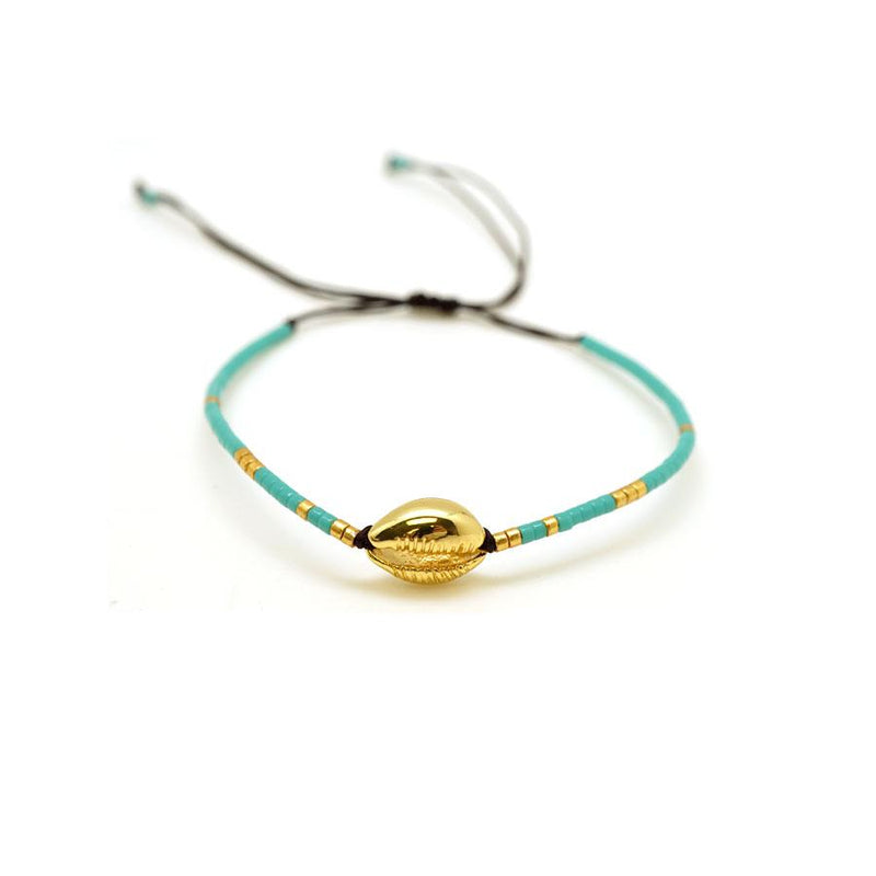 Gold Mini Seashell Bracelet