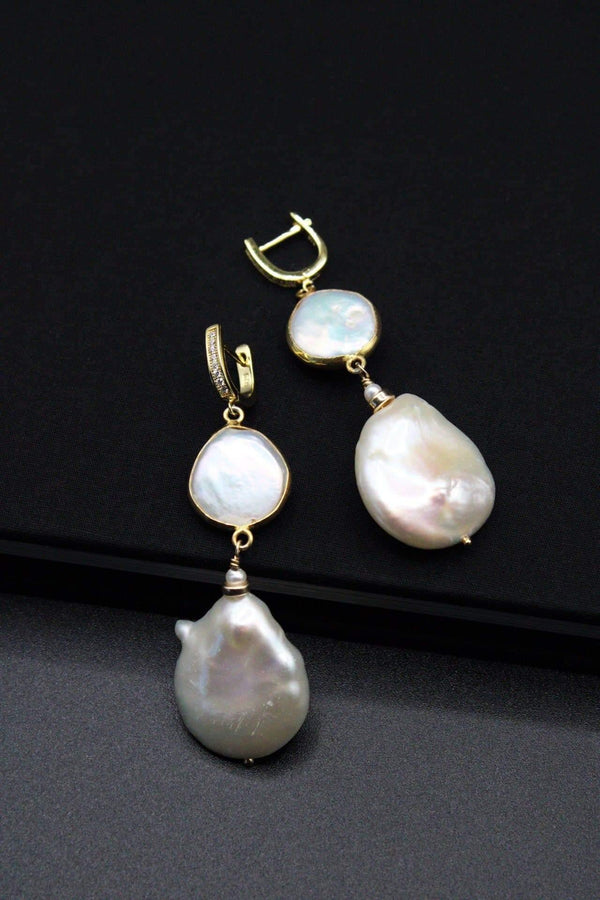 All Pearl Dangle Earrings - Rodolfo Lugo Jewels USA