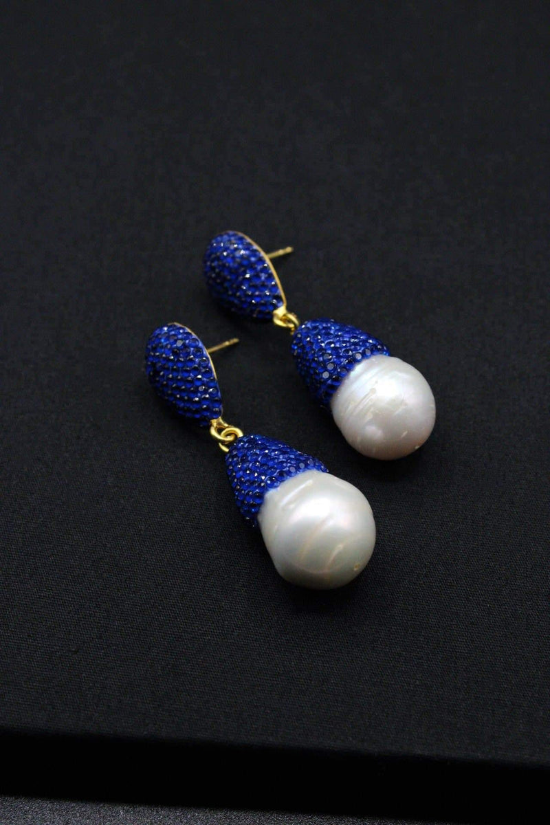 Sparkle Baroque Dangle Earrings - Rodolfo Lugo Jewels USA