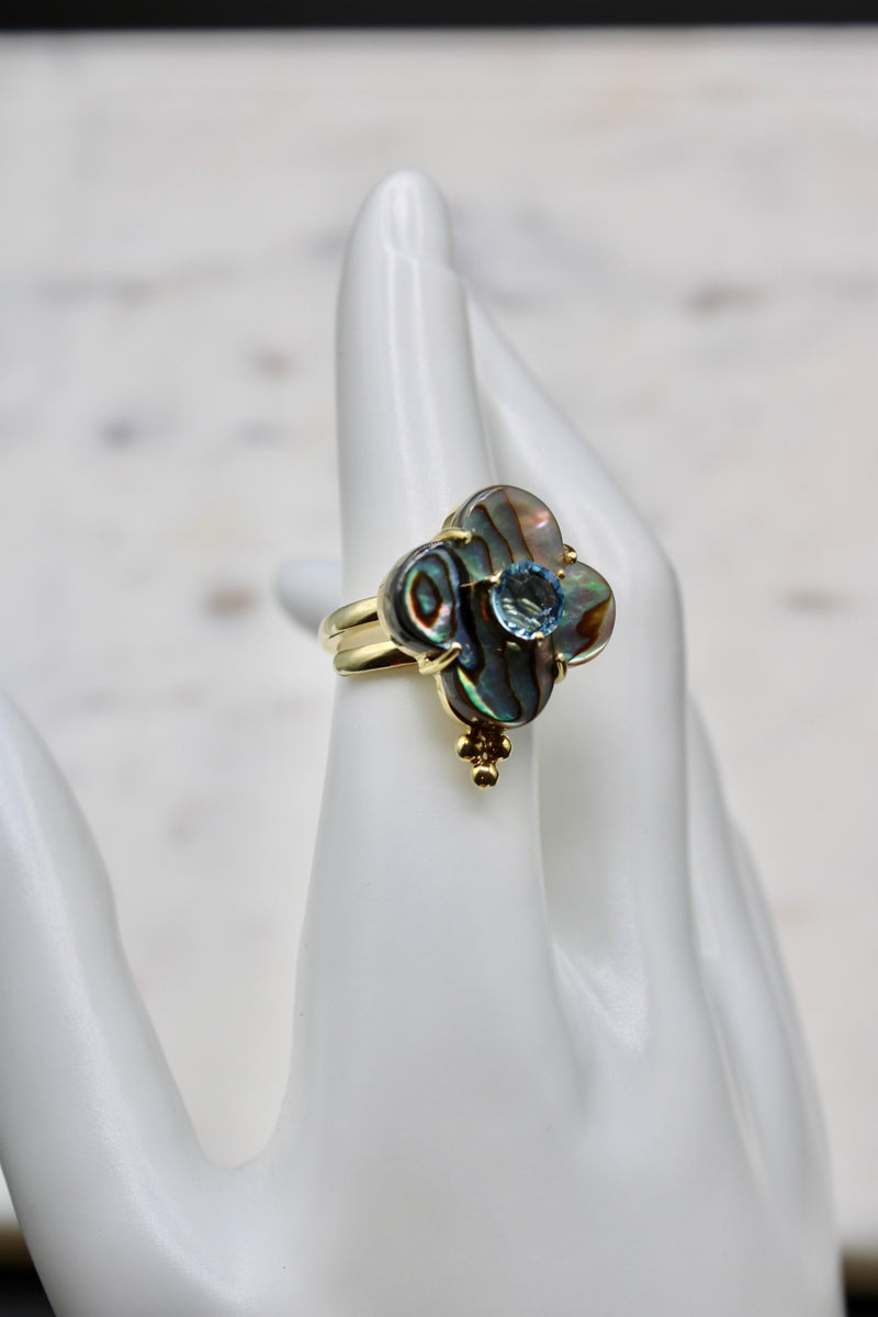 Abalone Luxe Ring